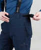 Элитные Горнолыжные брюки Nordski Lavin Dress Blue мужские с высокой спинкой