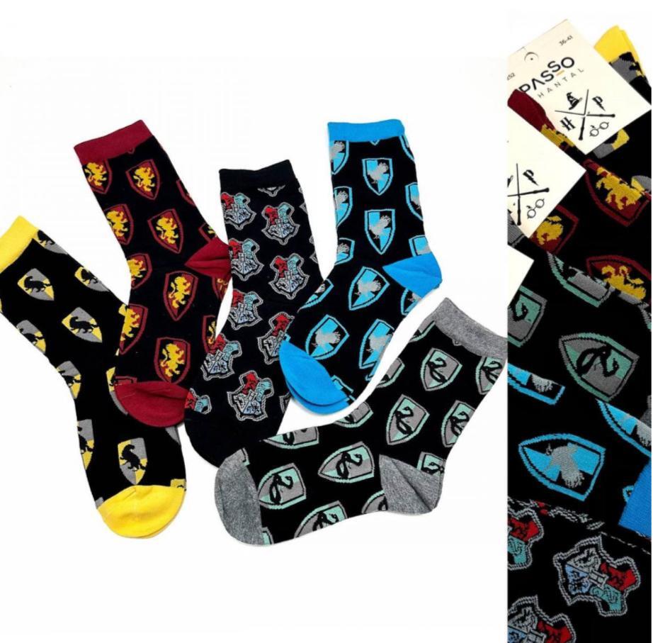 Носочки цветные Знаки Гарри Потер