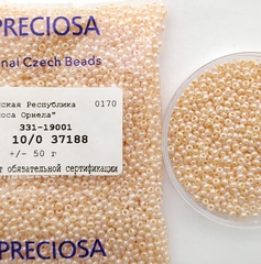37188 бисер Preciosa 10/0 1сорт