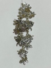 Глера (серьги из серебра)