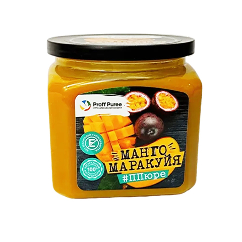 Замороженное пюре Proff Puree микс Манго-Маракуйя 500 г