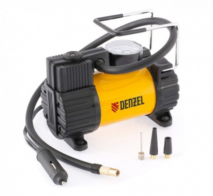 Компрессор автомобильный AC-37, 12 В, 7 атм., 37 л/мин, автомоб. предохранитель  Denzel