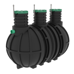 Ливневое очистное сооружение Мультпласт Модуль ЛОС 15(4390x2400x2400см;945кг;) - арт.561659