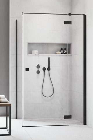 Дверь для душевого уголка Radaway Essenza New Black KDJ 385040-54-01R