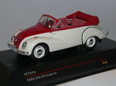 IFA F9 Cabrio white-red 1953 IST019 IST Models 1:43
