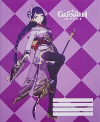 Скетчбук Genshin Impact Raiden