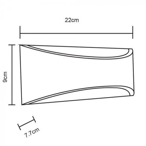 Уличный настенный светодиодный светильник Arte Lamp DINO A8288AL-1WH