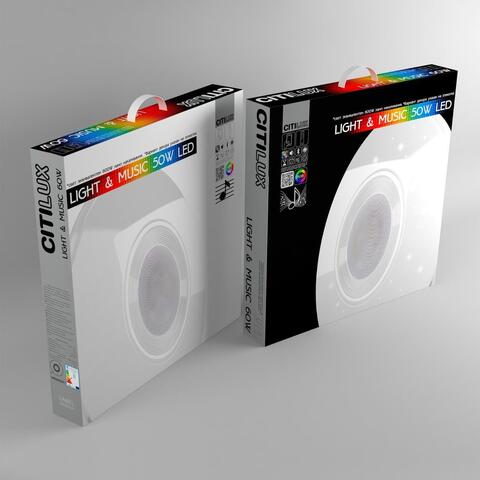 Потолочный светодиодный светильник Citilux Light & Music CL703M60