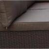 Плетеный модульный диван YR822BB-Brown/Brown