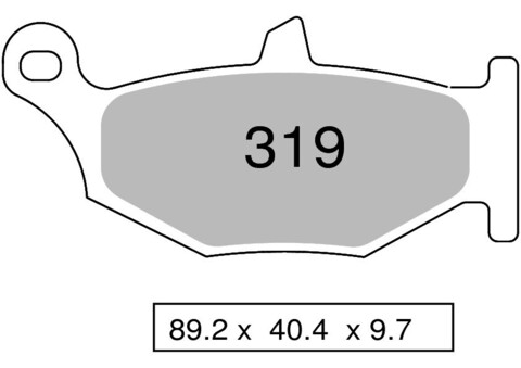 Колодки дискового тормоза Trofeo Sintered 319  (LMP433, FDB2213)