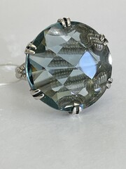 Топаз 502 (кольцо из серебра)