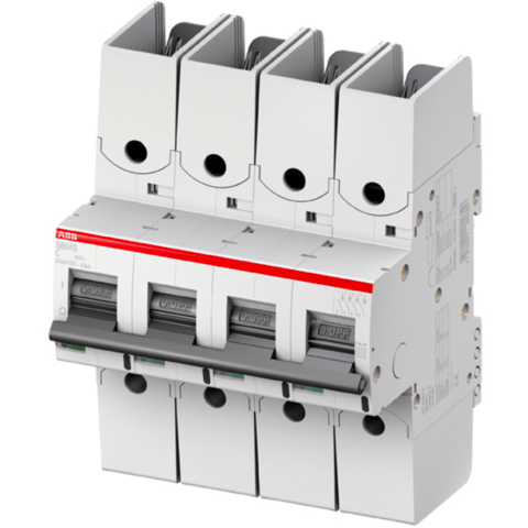 Автоматический выключатель 4-полюсный 13 А, тип C, 25 кА S804S-C13-R. ABB. 2CCS864002R0134