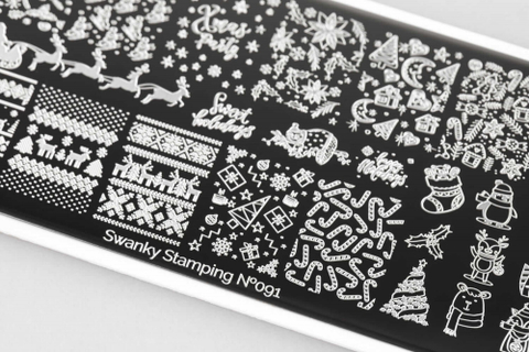 Пластина Swanky Stamping 091