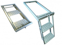 Лестница складная широкие ступени ( 2 ступени)