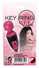 Мини-вибратор Key Ring Vibe в виде брелка - 6,5 см. - 