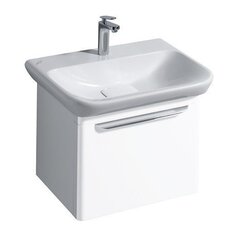 Шкафчик для раковины Geberit myDay, с выдвижным ящиком: B=49.5см, H=41см, T=43см, Белый / Высокоглянцевое покрытие фото
