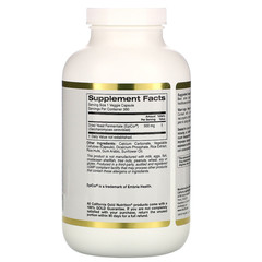 California Gold Nutrition, EpiCor®️, сухой дрожжевой ферментат, 500 мг, 360 растительных капсул