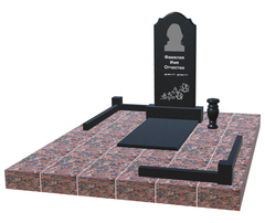 Готовое ритуальное сооружение 1,8м*2,4м (под ключ)