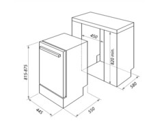 Посудомоечная машина Maunfeld MLP-08i