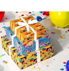Упаковочная бумага глянцевая Тачки, Принцессы, Микки Маус, 0,7*1 м, 3 листа