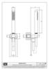 Gessi Goccia 33773#147 Душевой комплект: вывод воды на 1/2”, держатель и ручной душ