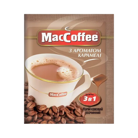 Кофе МакКофе 3в1 Карамель 1шт 18г