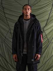 Куртка Alpha Industries M-59 Fishtail MOD Parka Black (Черная)