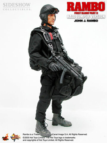 Фигурка Джон Рэмбо из фильма Рэмбо Первая кровь 2 Hot Toys