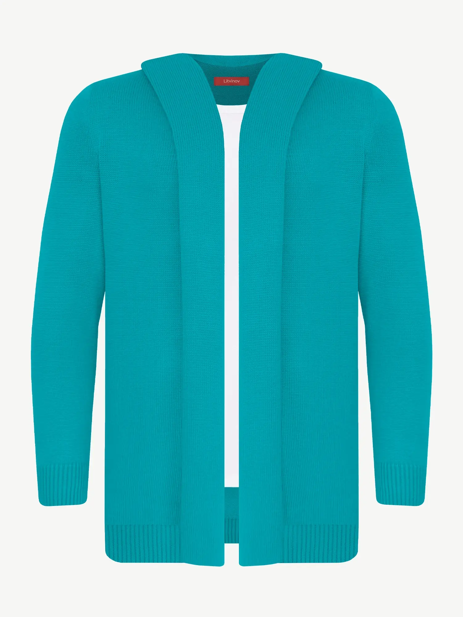 Кардиган с капюшоном из экохлопка