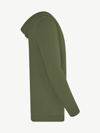 Кардиган с капюшоном из экохлопка