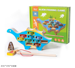 Деревянная грушка Динозавр для малыш 12 аксесс 23*21