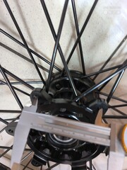 Передний колёсный диск для YAMAHA YZF250 / YZF450 / YZ250FX / YZ450FX / WR250F / WR450F 2014-2025 г.в. / 1.6*21 черный