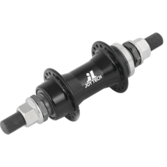 Втулка задняя JOYTECH A076-14 48H под трещотку 1ск, алюм. чёрная под гайку, BMX/130078