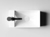 Ceramica Nova Element CN5008 Умывальник подвесной прямоугольный (отверстие под смеситель L), 37.5x21.5, цвет: белый