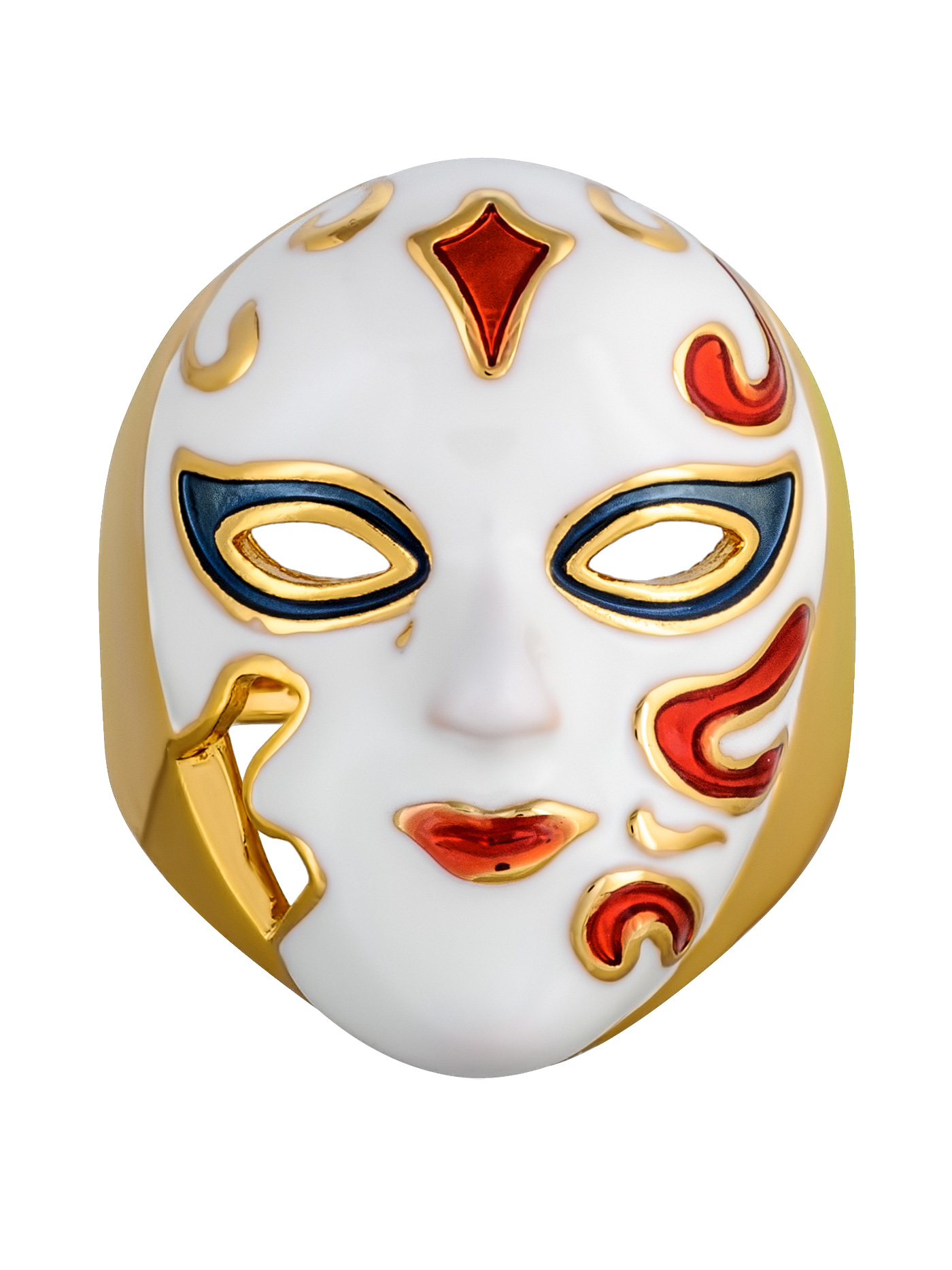 Массивное кольцо Маска Венецианская