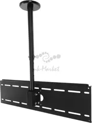 Кронштейн для телевизора Cactus CS-CP04-R черный 37"-70" макс.81.6кг потолочный поворот и наклон — фото 3