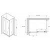 Abber Schwarzer Diamant AG301205-S705 Душевой уголок, 120x70x190
