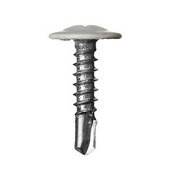 Саморезы прессшайба сверло 4,2х16(9003) белый (кг)