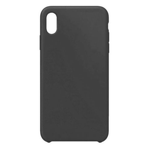 Силиконовый чехол Silicon Case WS для iPhone XR (Темно-серый)