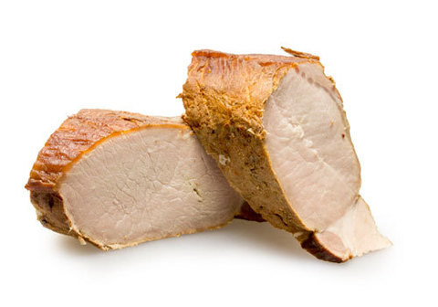 Копченый свиной балык на ольхе~300г