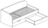 Софа 2 спинки с выдвижными ящиками Камея (Встроенное, Дуб Сонома, ЛДСП Белый глянец