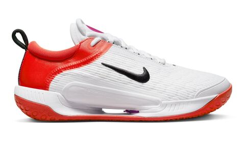Теннисные кроссовки Nike Zoom Court NXT HC - white/black/picante red/fuchsia dream