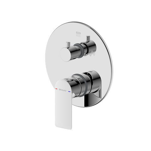 Смеситель для ванны Bravat Eddie комплект 1-функция, хром (PB8369402CP-ENG)