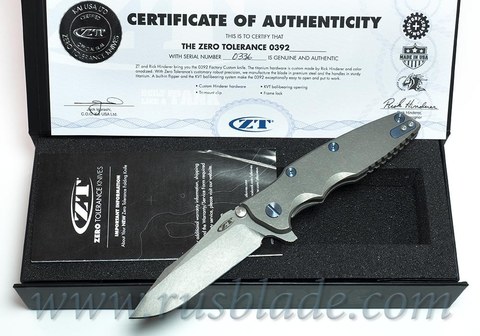 Zero Tolerance 0392 first edition Factory Custom 