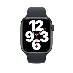 Ремешок Apple  45 mm Midnight Sport Band - Regular (MKUQ3ZM/A)