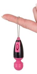 Мини-вибратор Key Ring Vibe в виде брелка - 6,5 см. - 