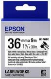 628405 Картридж EPSON с лентой LC7WBC9 (лента кабельная 36мм, Бел./Черн.)