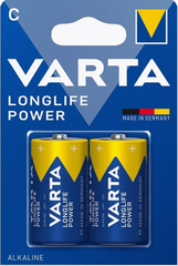 Батарейка Varta LONGLIFE LR14 C BL2 Alkaline 1.5V (4114)