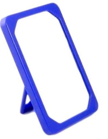 Зеркало 9365 BLUE настольное квадратное