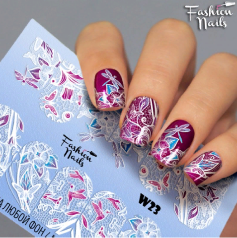 2D слайдер. Fashion Nails, W23